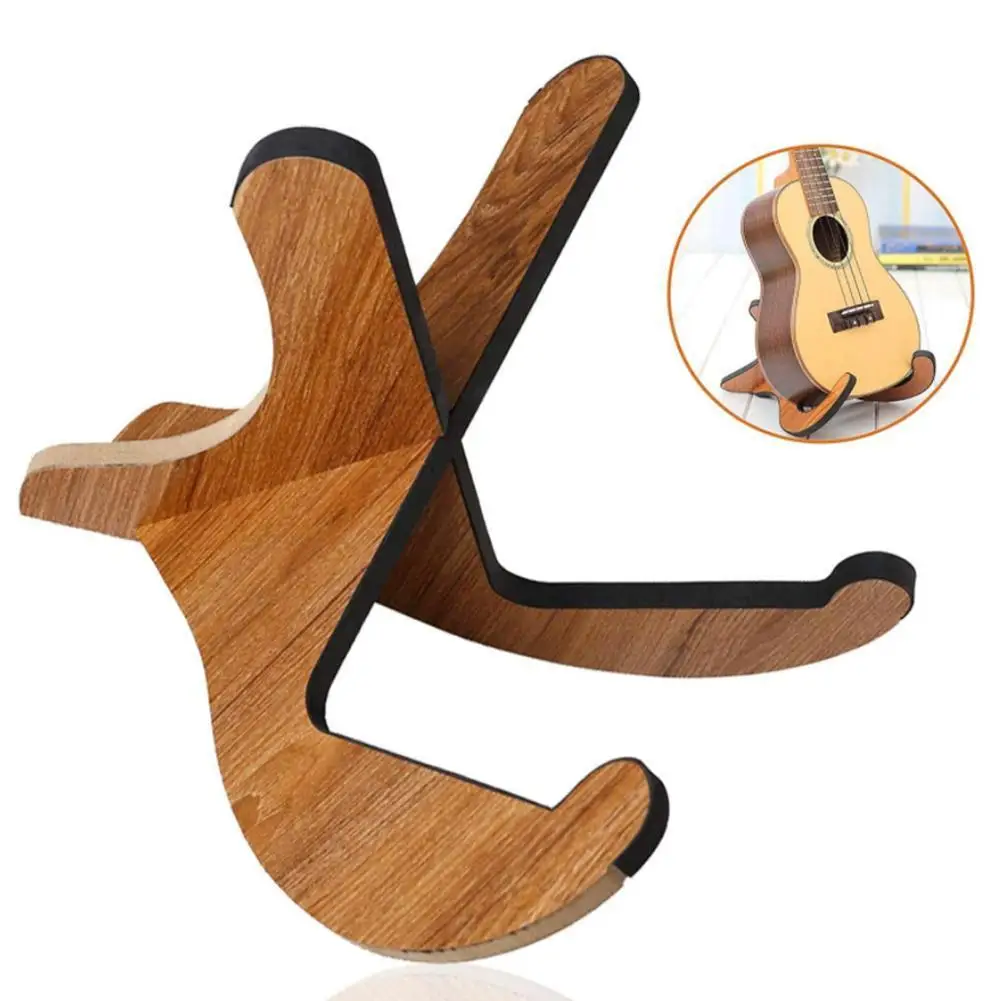

Ukulele Holder Stand Guitar Ukulele Stand Wooden Guitar Musical hot Instrument Stand Part Strings Accessories sale G5M6