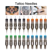 102050pcs tattoo needles cartridge disposable rl rs rm m1 tattoo needle for tattoo pen machine liner shader tattoo supplies
