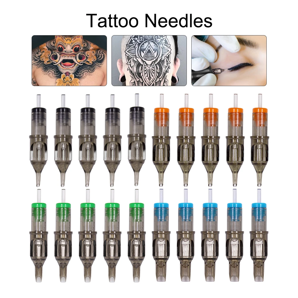 Одноразовые картриджи для татуировок иглы RL RS RM M1 10/20/50 шт.|Иглы тату| |
