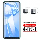 Для Oppo A53 5g Защитные пленки для экрана Гидрогелевая пленка не стеклянное Защитное стекло для Oppo A53 53a 5g 6,5 дюйма закаленная пленка для объектива камеры