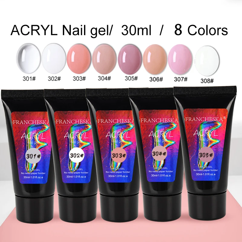 Франшеска 30 мл толстый ногтей Удлинительный УФ гель быстрое строительство