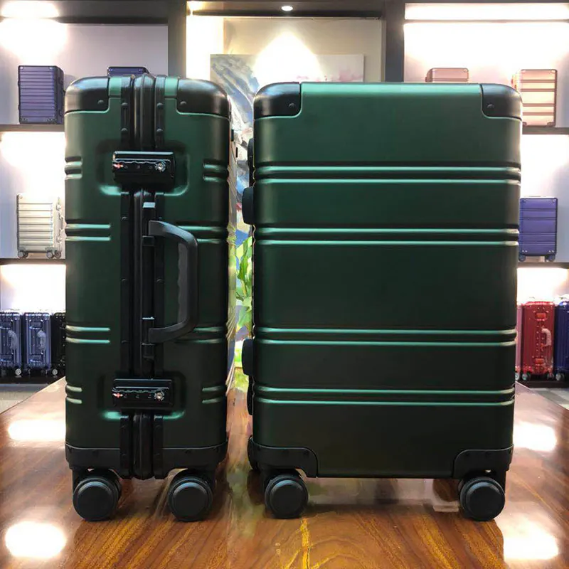 Чемодан на колесиках для деловых поездок из алюминиевого сплава 100% | Багаж и