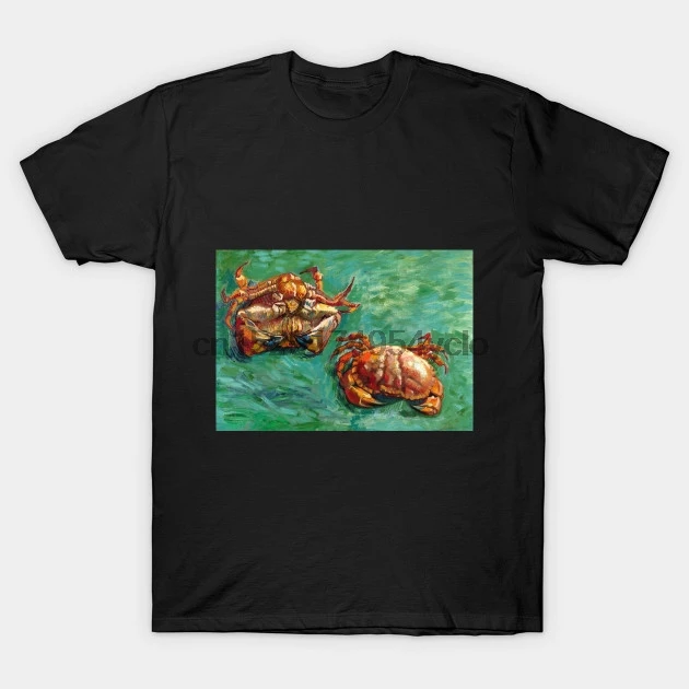 Men t-shirt Vincent van Gogh Two Crabs tshirt Women t shirt |