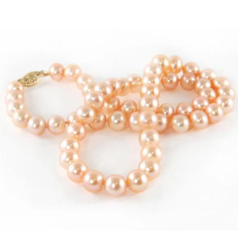 

Ожерелье из розового золота с круглым жемчугом диаметром 10-11 мм, 18 дюймов, 14k/20