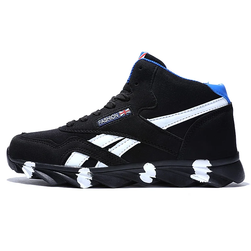 Black-3 Boomlight/большие размеры 38-49; Мужская обувь из Вулканизированной Ткани; однотонные мужские кроссовки в стиле ретро на шнуровке с закрытым носком; зимняя мужская обувь из хлопчатобумажной ткани; sapatos - Цвет: Black-3