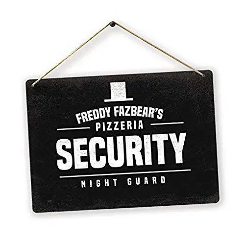 

Uptell Security Metal Wall Sign Plaque Funny Home Coffee or Pub Decor - 8x12 inch