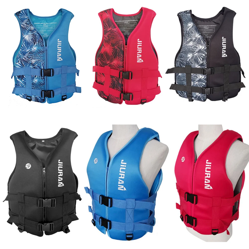 

Adult children's life vest fishing vest kayak rowing swimming surfing rafting water sports safety life vest neoprene life jacket