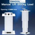 Электрический подъемник, ручной подъемный стол, максимальная поддержка подъема 100 кг, 260-550 мм, 310-710 мм, 360-840 мм для ручной регулировки высоты