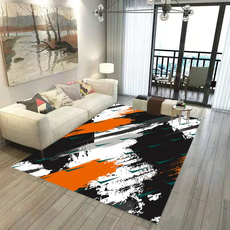 Color Graffiti Fashion Soft Flannel 3D Printed Rugs Mat Anti-slip Large Rug Carpet Home Decoration Drop Shipping 01 | Дом и сад