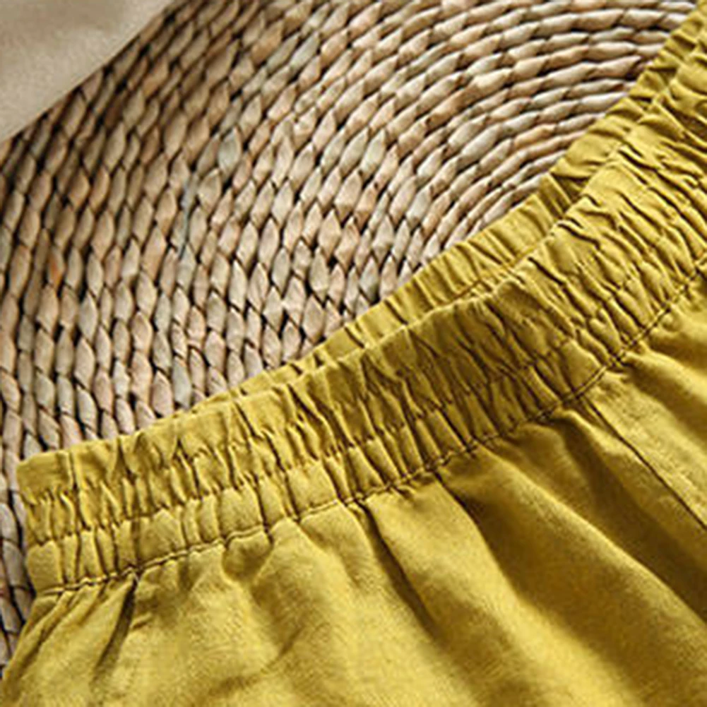 Осенние повседневные женские однотонные брюки 9/10 с эластичным поясом джоггеры