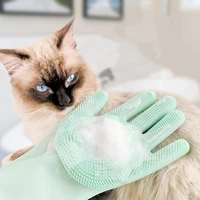 pet hair remover glove massage silicone cat comb hair removal dog bathing brush cleaning supplies animal massage comb gloves