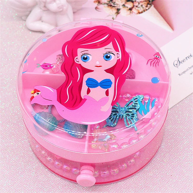 

12pcs Disney Frozen 2 Jewelry Gift Box Girls Disney Frozen Beauty Makeup Children's Necklace Girls Earring Bracelet Head Jewelry