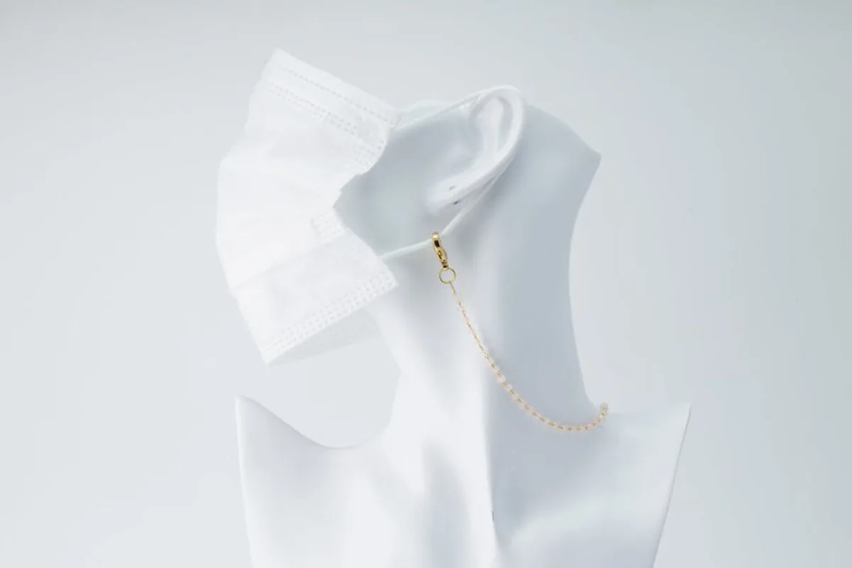 

2020 Chic Gold Color mask lanyard Crystal simple Mask necklace chain glasses chain anti-loss glasses accessories