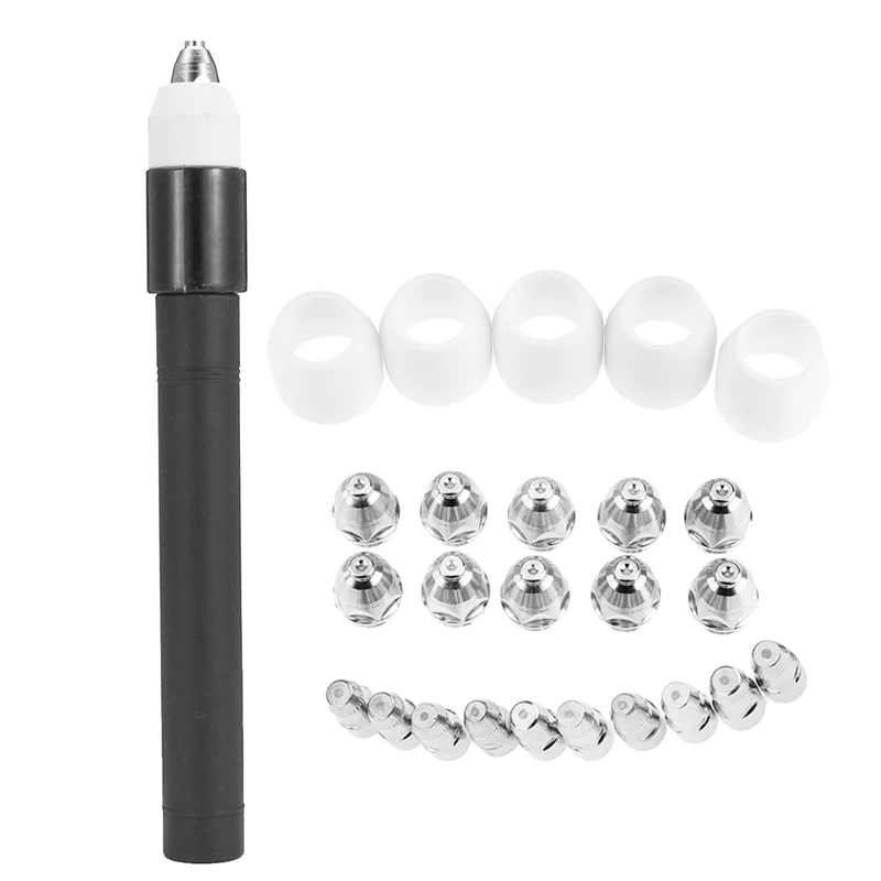 Плазменный резак P80 корпус гофонарь плазменного резака с 25 наконечниками Cut80 Lg80 80A