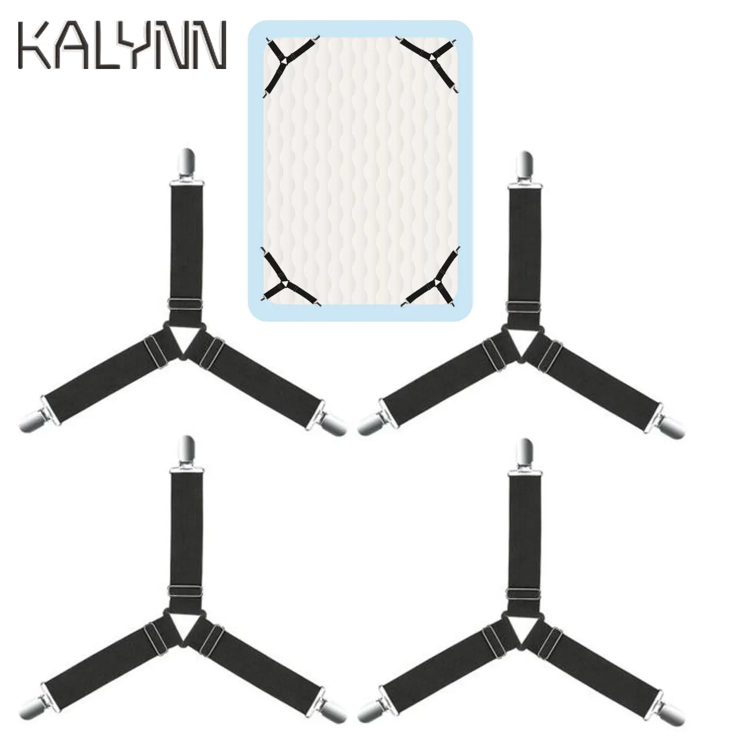 4 шт./компл. зажим для листов застежки матраса в спальню удобный эластичный чехол