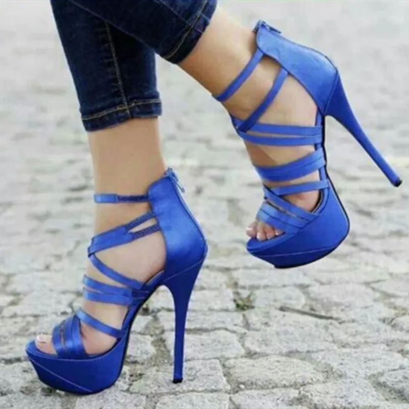 

SHOFOO shoes.Beautiful lady sandals. About 14.5 cm high heel sandals. Fashion shoes. Women's sandals. SIZE:34-45