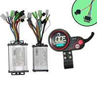 24v 36v 48v 60v 250w 350w e bike motor lcd display lh100 panel thumb throttle electric bicycle brushless scooter controller kit