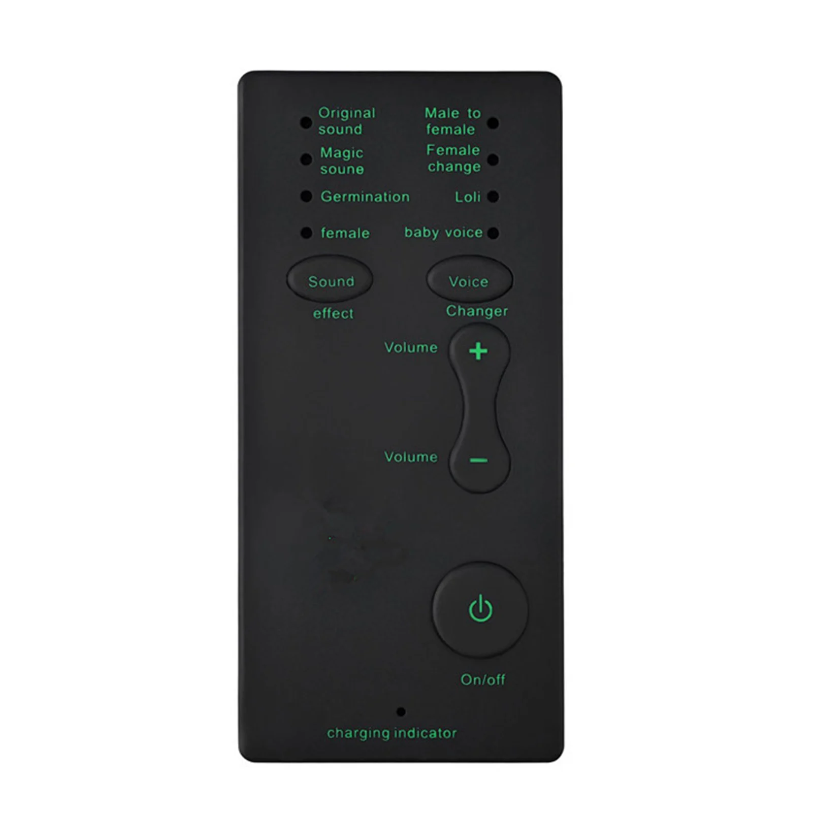 

Mini Portable Sound Effects Machine Voice Changer Device Audio Card Sound Card Sound Changer for Live for Smartphone Tablet PC