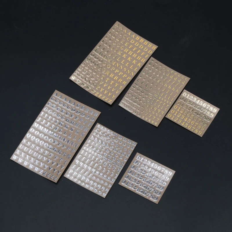 5 Pcs 3mm Alphabet Letters Chunky Glitter Epoxy Resin Decorative Stickers English Letters Numbers UV Epoxy Resin Fillings