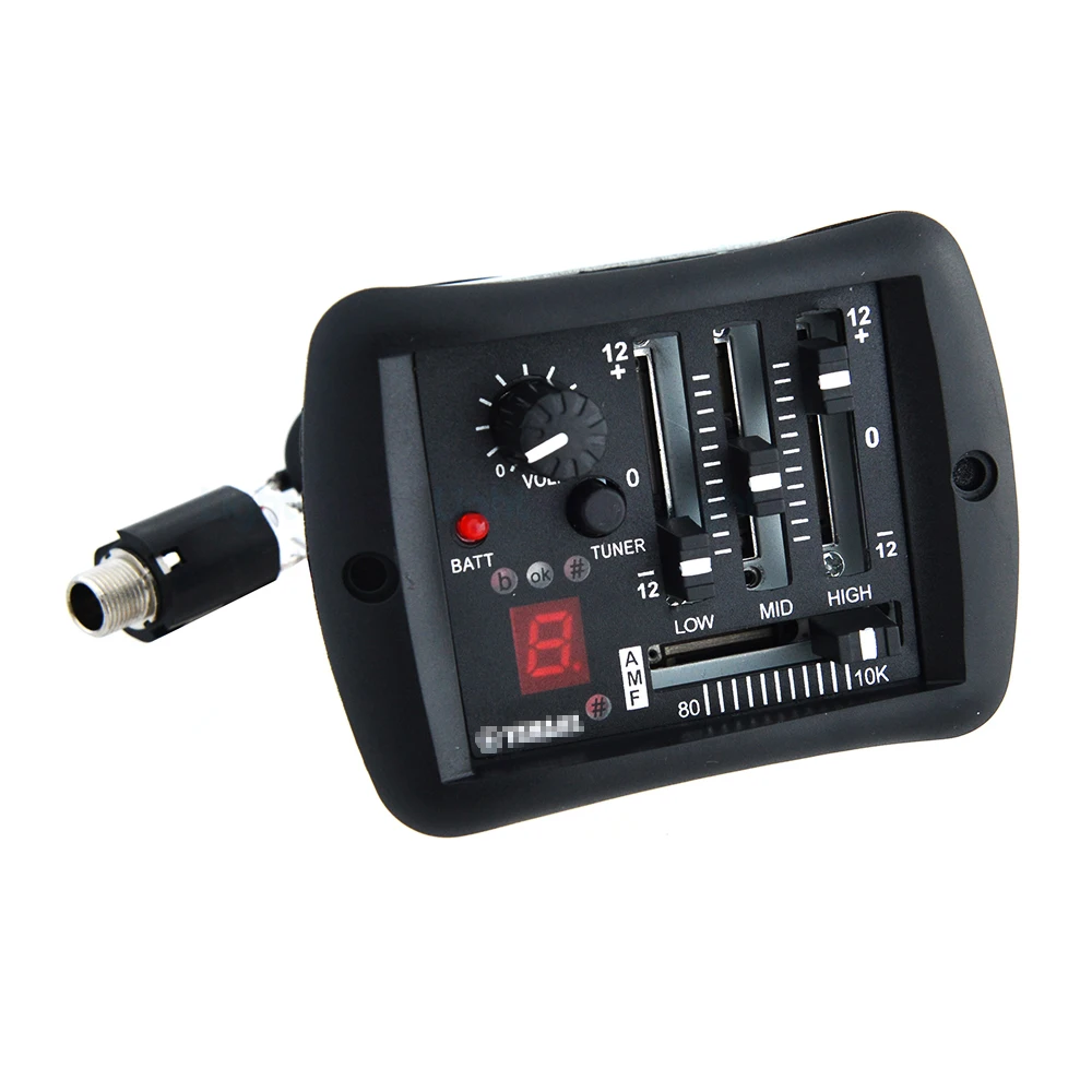 4-полосный звукосниматель для гитары предусилитель эквалайзер пьезо с тюнером