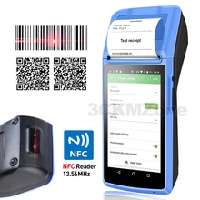 Wifi Handheld Terminal POS Android PDA device Bluetooth Thermal Printer 58mm NFC Bluetooth Wireless FREE POS System Loyverse POS