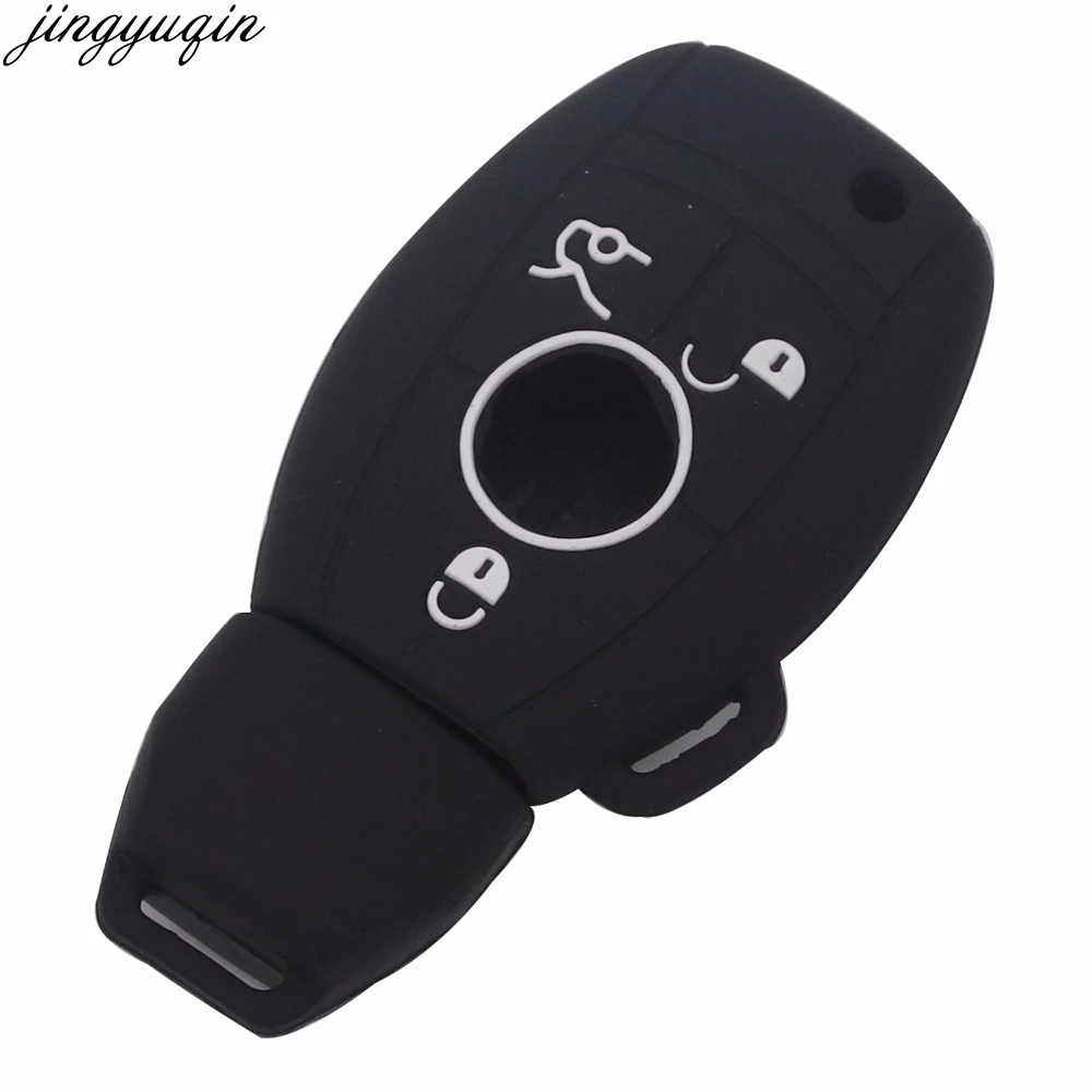 Чехол jingyuqin для Mercedes Benz W203 W211 CLK A C E S Class Slk Cl с 3 кнопками|car key case cover|key for carfob cover |