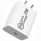 PD20W EU UK US AU USB зарядное устройство Type-c usb адаптер с двумя портами вилка для путешествий настенное зарядное устройство QC3.0 для быстрой зарядки