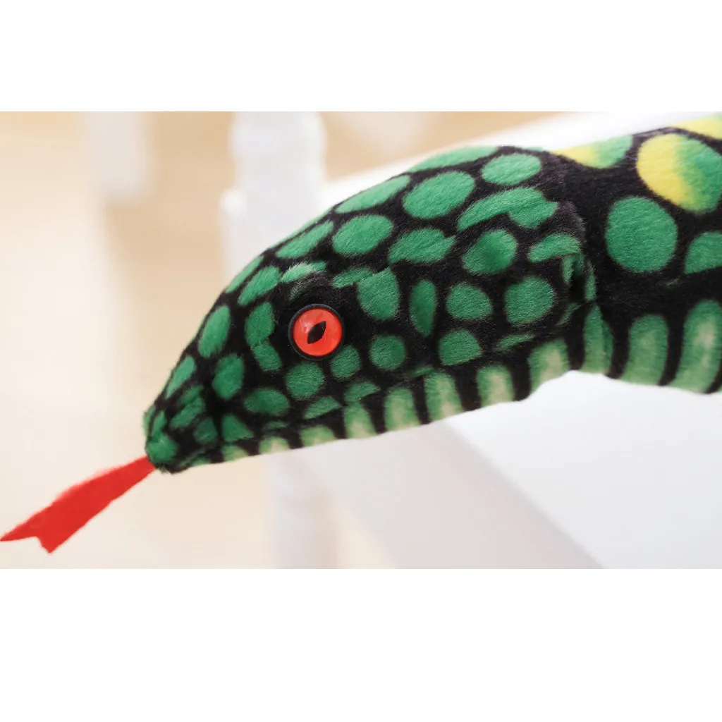 

Funny Prank Toys Big Boa Constrictor Stuffed Animal Soft Snake Plush Toy 113 inches Clear Outline And Lifelike Home Accessories