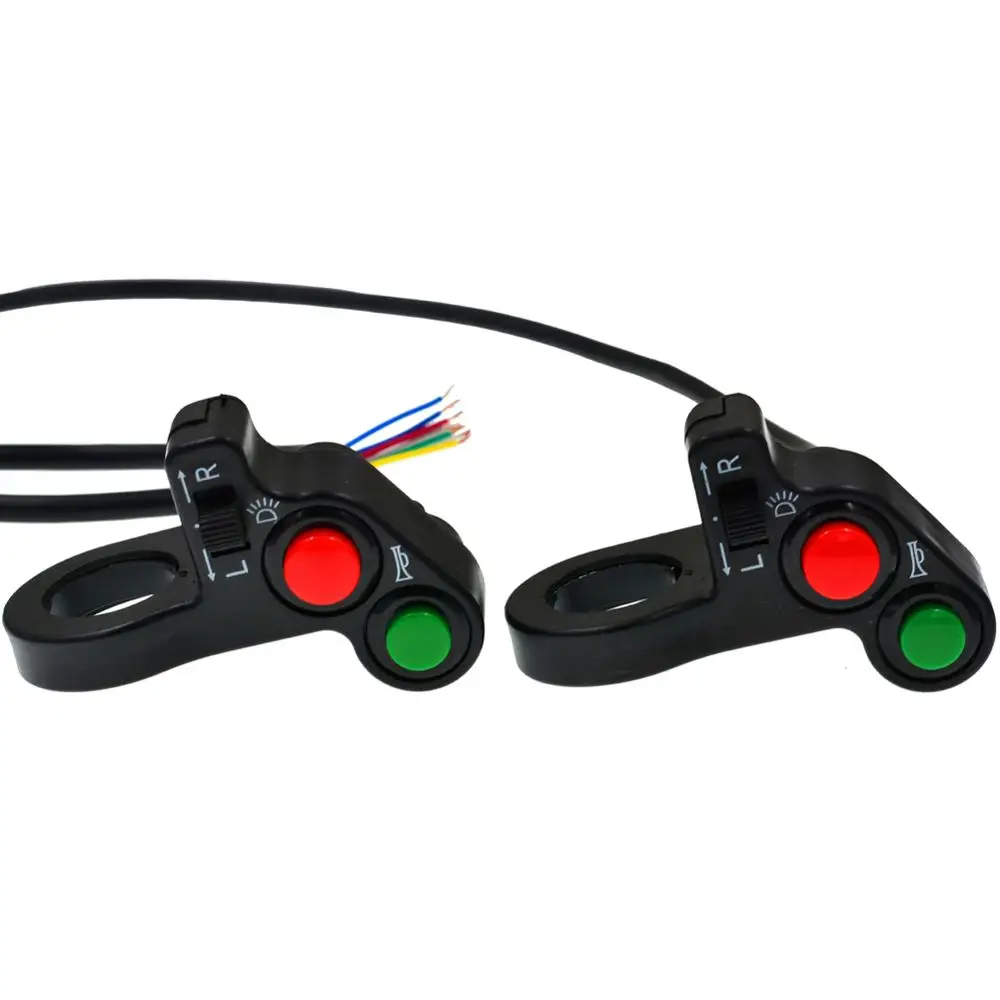 Motorcycle Handlebar Switch Electric Bike Scooter Horn Turn Signals On/off Button Light Modified Multi-function | Автомобили и