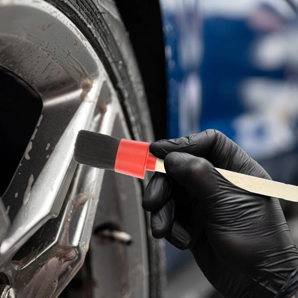 

1 Set of Car Tyre Brush Kit Wheel Cleaning Brushes Durable Car Detailing Kit