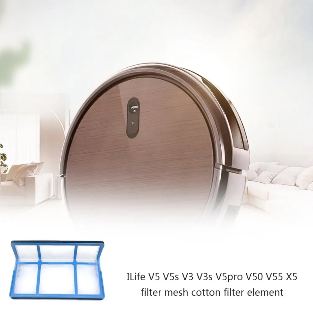 Лучший первичный фильтр Hepa для Ilife V5 V5s V3 V3s V5pro V50 V55 X5 Pro Аксессуары пылесоса|Детали