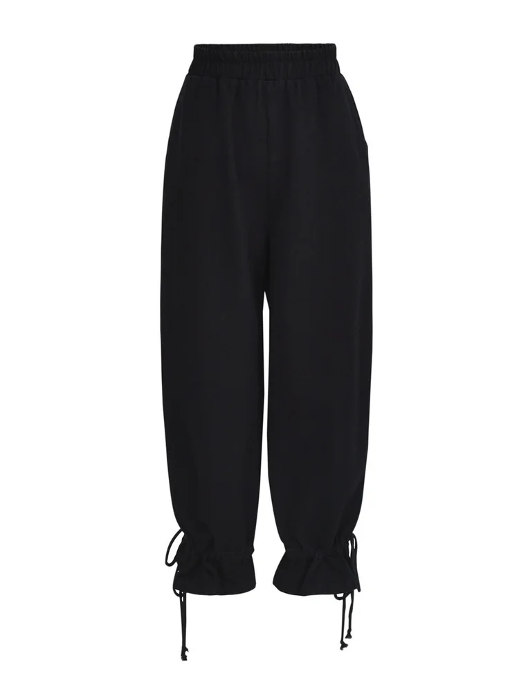 

Casual Baggy Pants Women Spring Loose Harem Korean Winter Warm Pants Women Stacked Streetwear Pantalones Women Clothing DF50PA