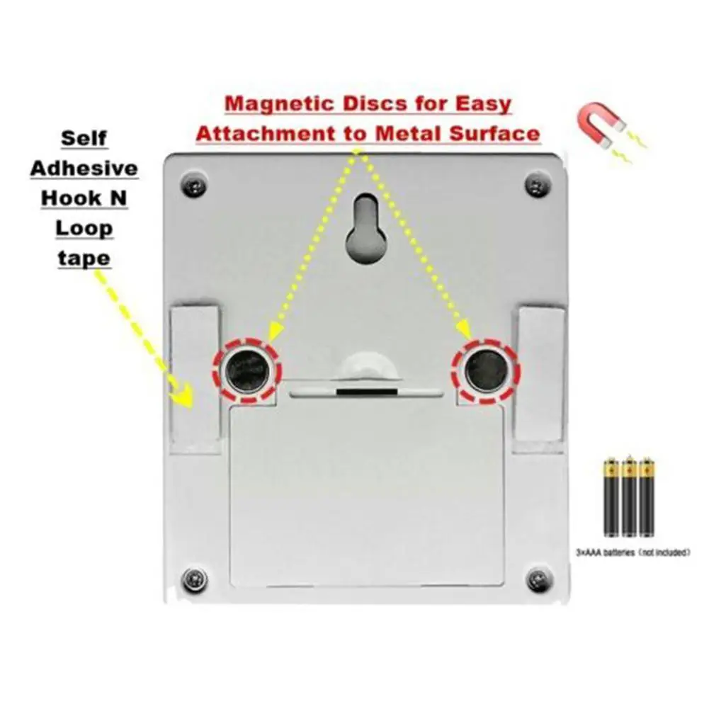 

1pcs Magnetic Cob Led Wall Night Light Switch Battery Powered Cordless Lamp Luminaire For Cabine Garage Closet Home Bedroom H9p9