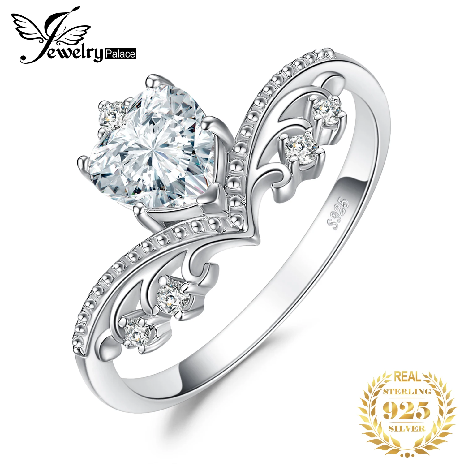 Ювелирные изделия CZ Solitaire Обручальное кольцо 925 пробы серебряные кольца для женское кольцо на юбилей Свадебные Кольца из серебра 925 пробы, ювелирные изделия