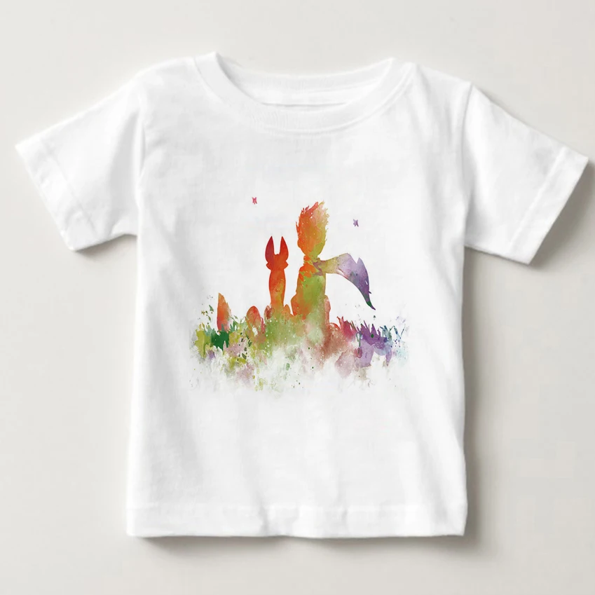

2020 The Little Prince Unisex Children T Shirts Cotton Short Sleeve Girl T Shirt Boys Clothing Kids Clothes Girls Clothing