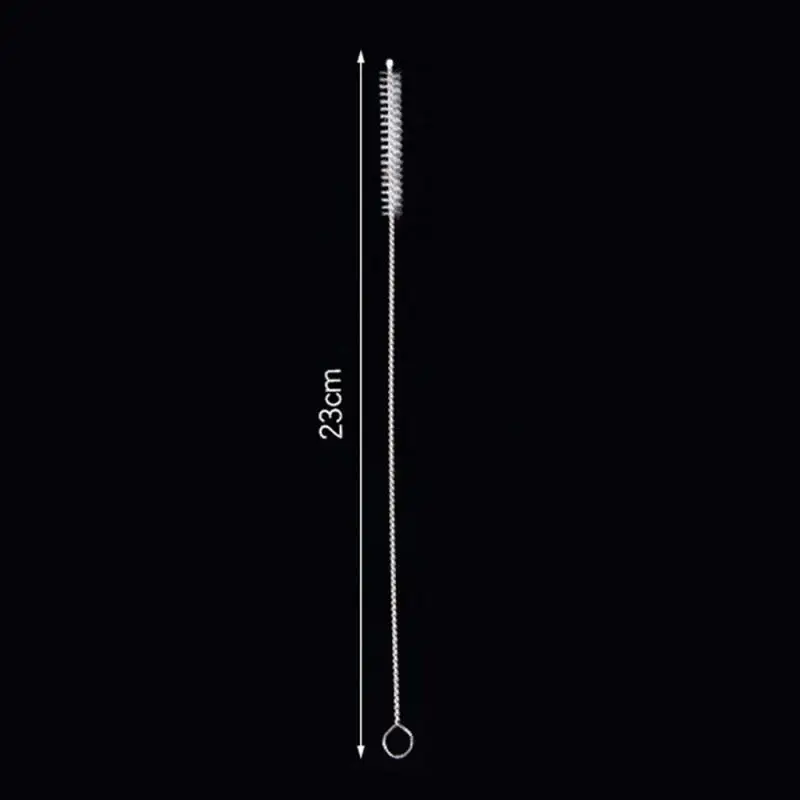 

3pcs Stainless Steel Straw Set 1 Brush 1 Bends pipe elbow 1 Straight Tubes Home Drinking Tableware