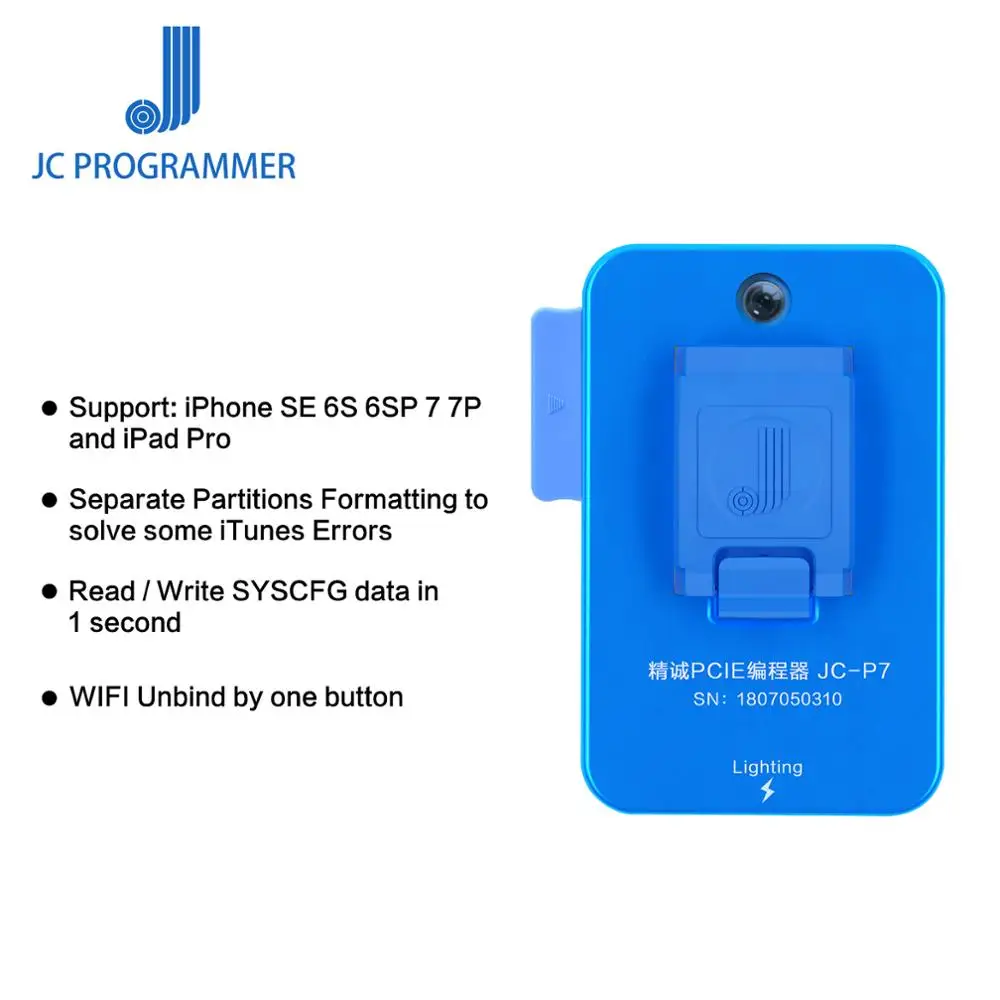 Многофункциональный жёсткий диск JC Pro1000S NAND программатор P7 считывание ошибок при