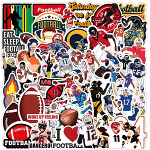 103050pcs sports rugby football stickers laptop fridge guitar motorcycle luggage diy skateboard cool sticker decal kid toy free global shipping