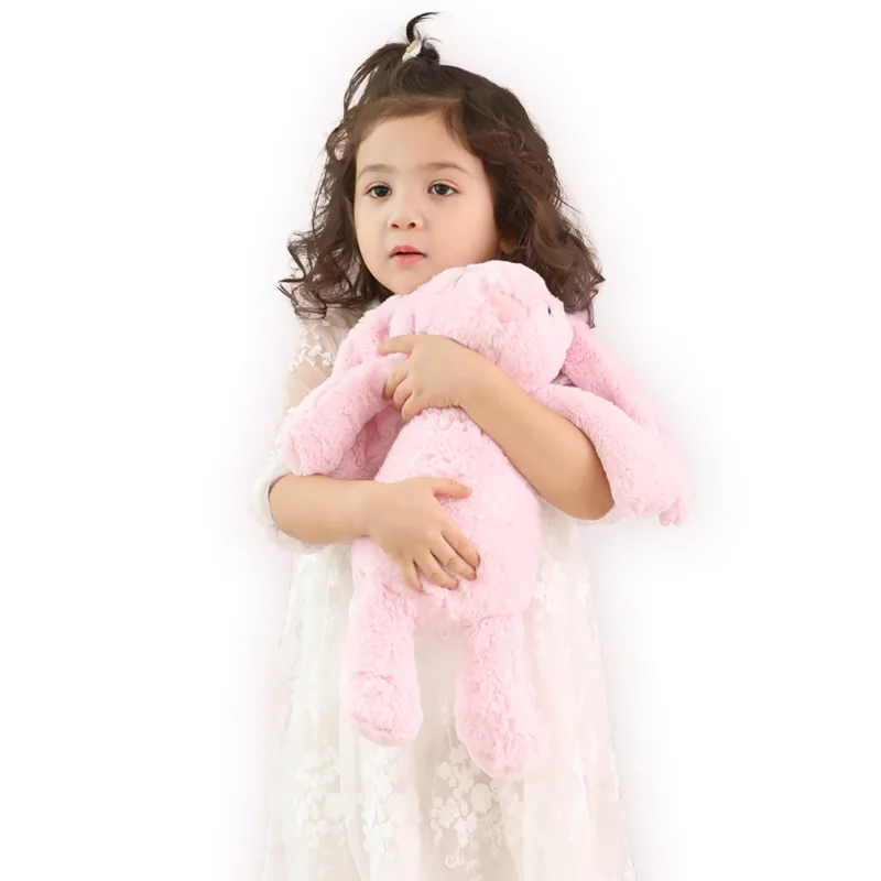 Игрушка-Кролик мягкая плюшевая с длинными ушками 30/28 см | Игрушки и хобби