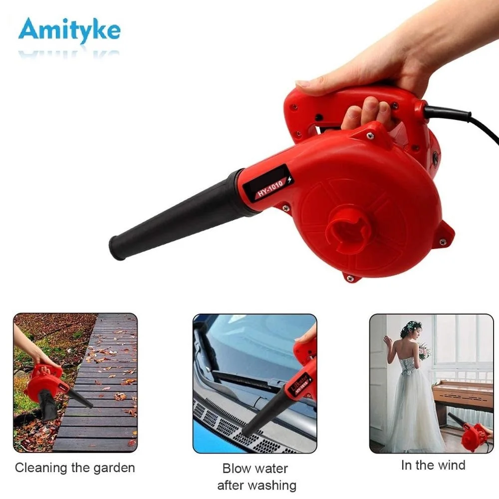 

400W 110V Electric Handheld Air Blower Vacuum Computer Cleaner Snow Blower Garden Mini Leaf Blower Dust Blowing Dust Collector