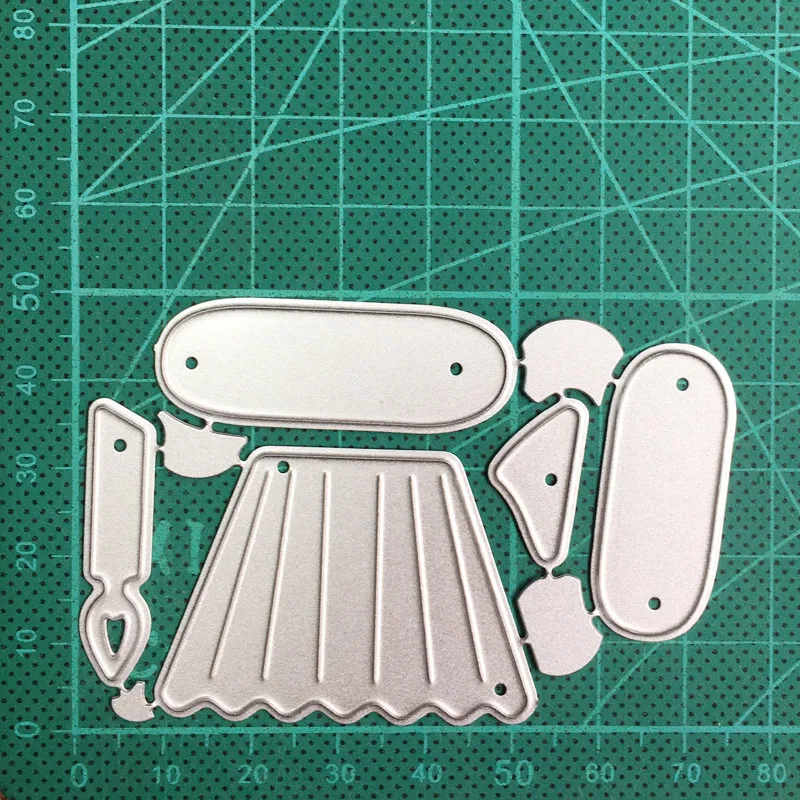 Новинка 2021 металлические штампы для торта свечи границы трафареты сделай сам