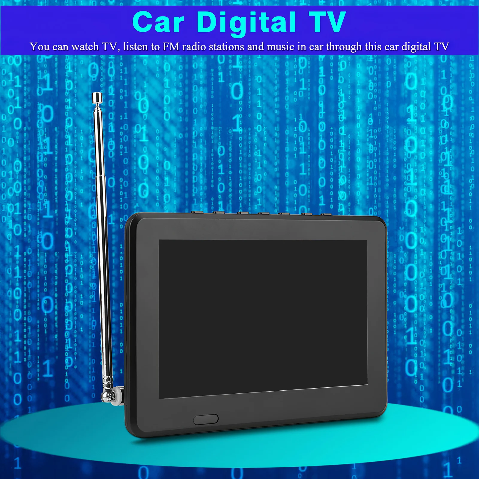 LEADSTAR 7 дюймов DT2 16:9 HD цифровой аналоговый Портативный ТВ Цвет телевизионной