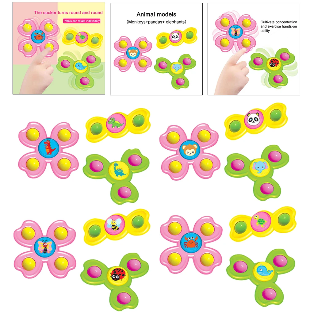 

Suction Cup Spinning Top Toy - Safe Interesting Table Sucker Gameplay Early