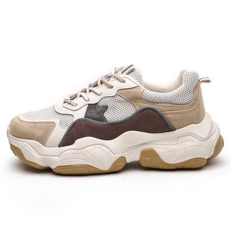 

LITTHING New Men Dad Sneakers Casual Shoes Chunky Sneakers Platform Shoes Men Sneakers Trainers Walking Shoes Zapatillas