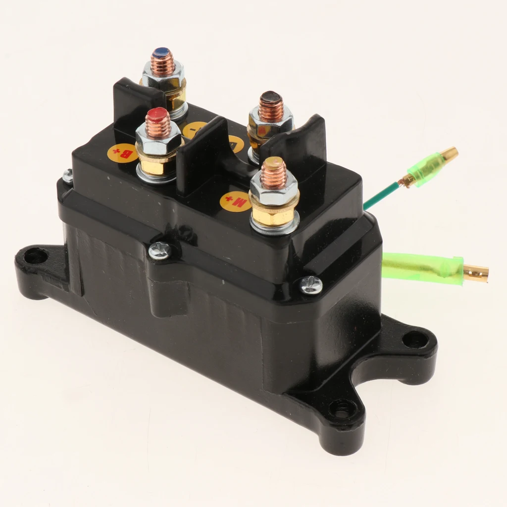 

250 Amps DC Winch Motor Reversing Solenoid Relay Switch 12 Volt Contactor for ATV UTV 4x4 Vehicles