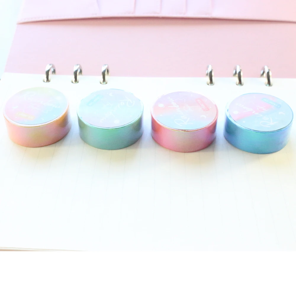 Domikee милый креативный японский kawaii лазерный дневник лента для декорации washi candy