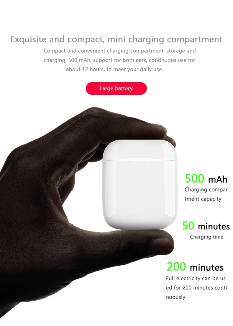 I9s tws Bluetooth наушники беспроводные наушники портативные наушники Bluetooth 5,0 для Iphone Android PK i7s