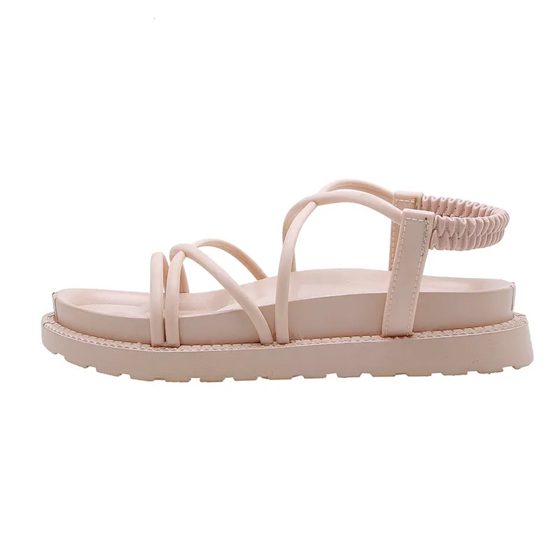 

Women Platform Sandals Summer Fashion Female Ankle Strap Open Toe Slippers Comfort Simple Vacation Ladies Sandalias Shoes