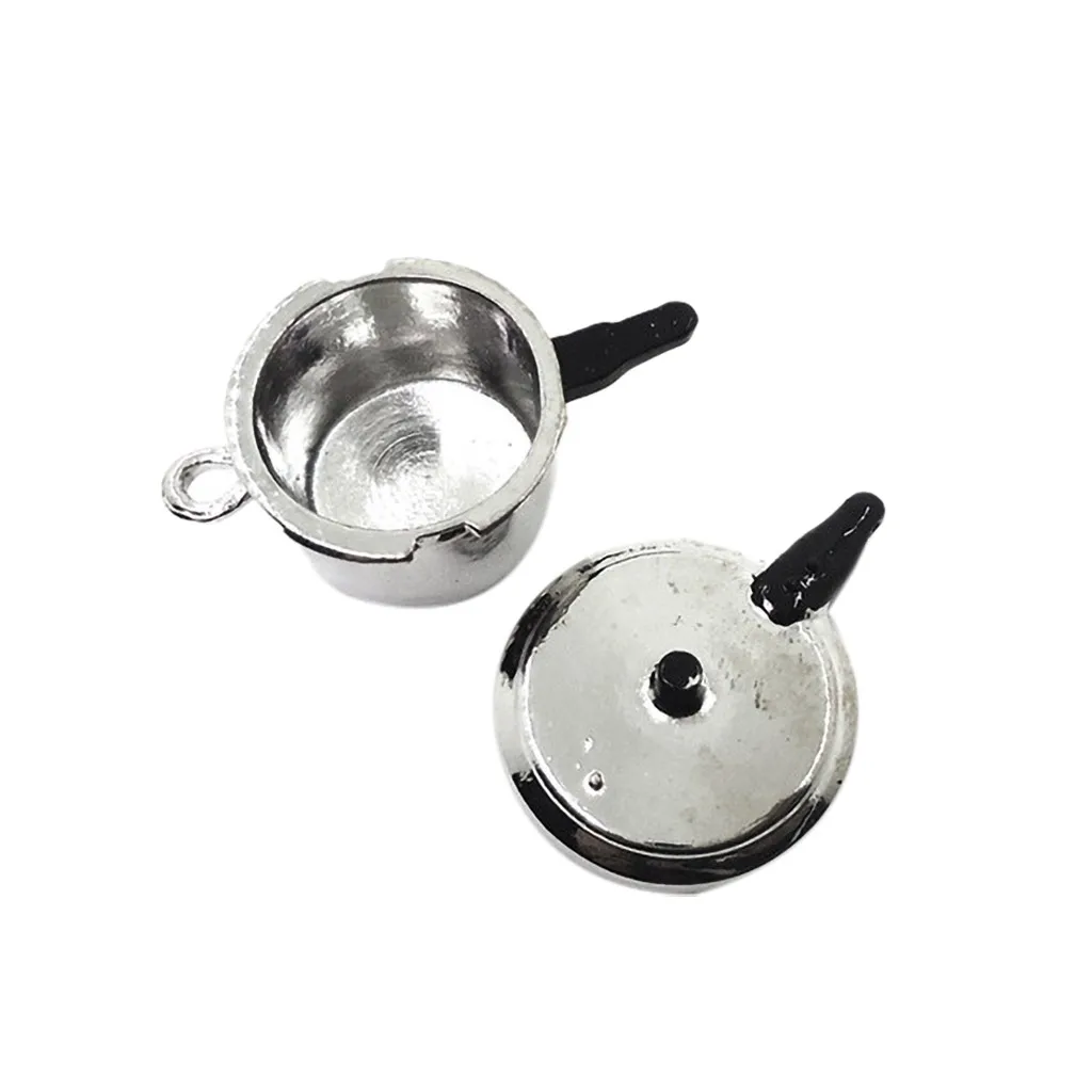 

1:12 / 1:6 Toy House Miniature Scene Model Kitchen Pressure Cooker Pretend Toys Action Figure Figurinhas Figurines