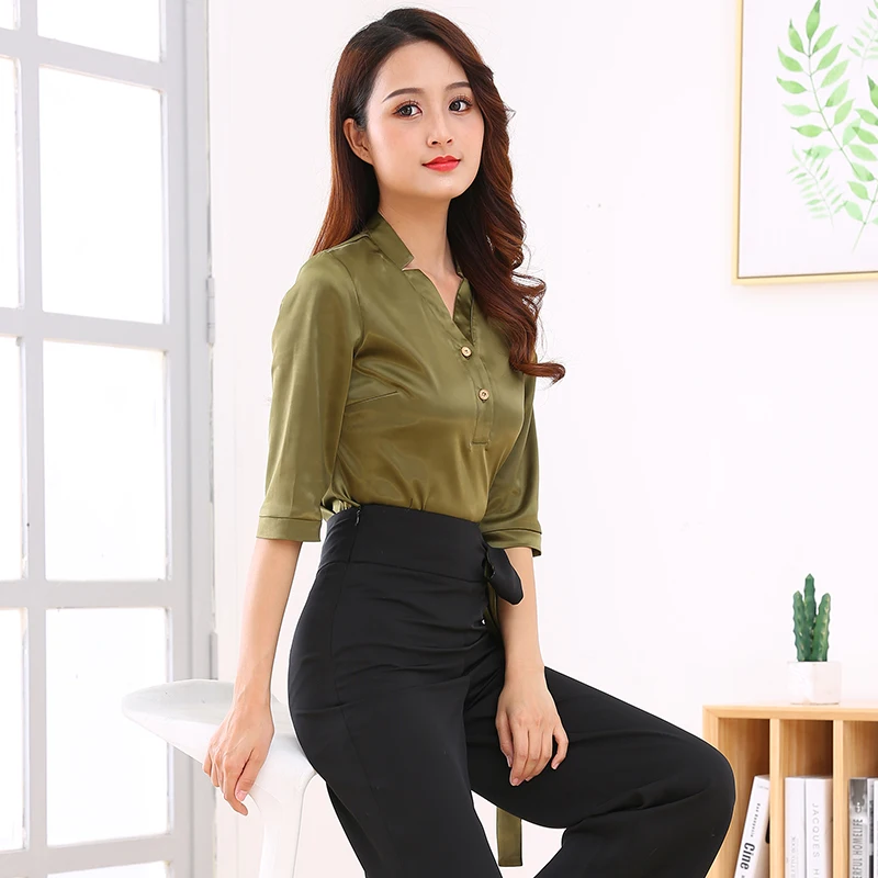 

Health Club Work Clothing women beauty uniforms Teahouse Waitress Clothes Beauty Salon beautician uniforms Spa Uniform Suit